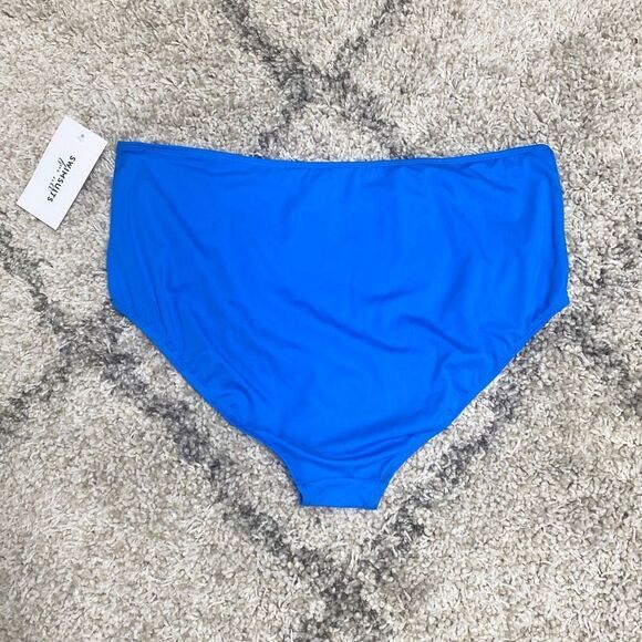 Swimsuits For All Blue Bikini Bottom Size 20 NWT - Picture 3 of 5